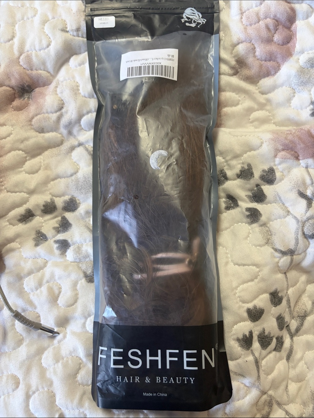 Feshfen Brown Clip-In Hair Extension - Women’s Hair Accessory